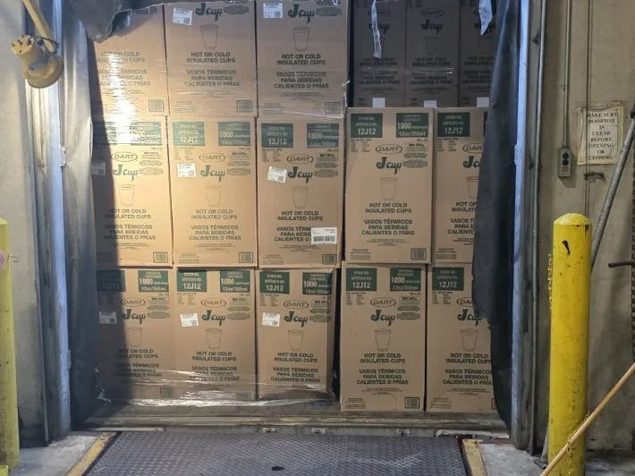 Floor-loaded freight for Landstar Agent Gwynn Logistics in Durham North Carolina