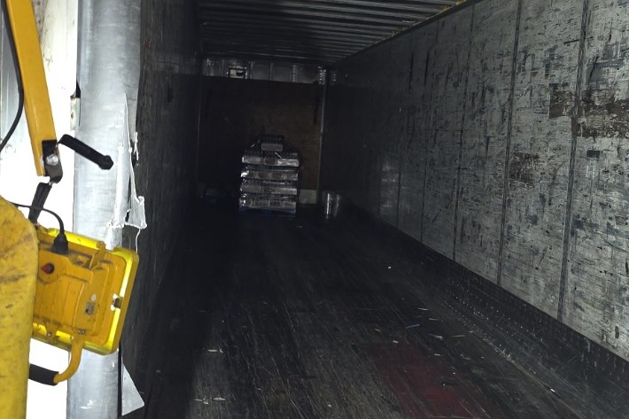 Trailer after Armour Freight load recovery