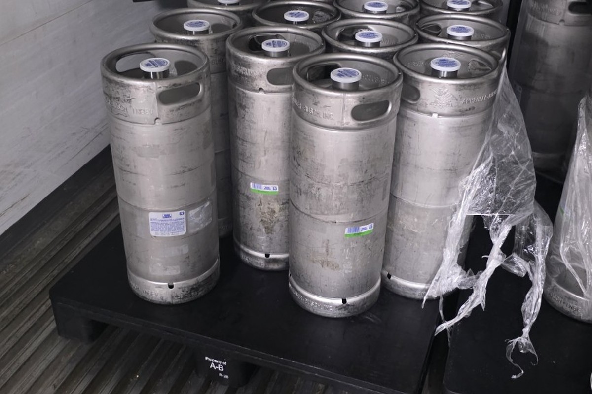 Damaged keg pallets in Charleston