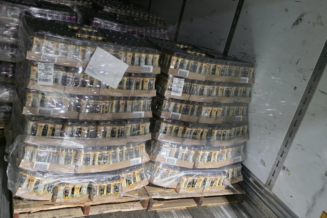 Shifted Werner Enterprises beverage load before rework